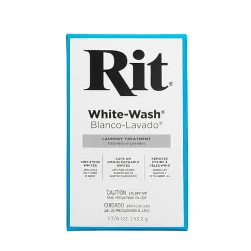 Rit Powdered Fabric Dye White Wash 1.8765 oz (53.2 g) | All-Purpose Dye for Natural Fibers thumbnail 1