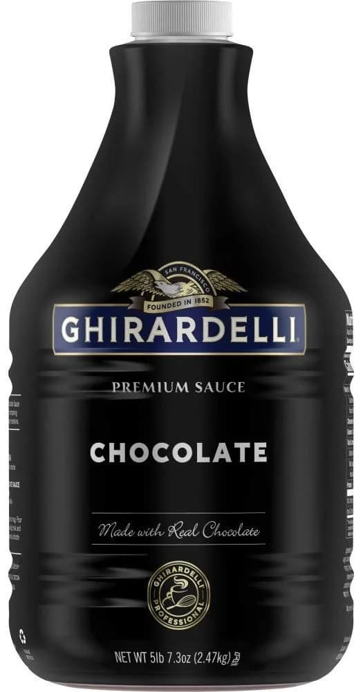 Ghirardelli Chocolate Flavored Sauce, 16 Fl Oz | Silky Smooth Dessert Topping & Beverage Partner — Chocolate Flavor
