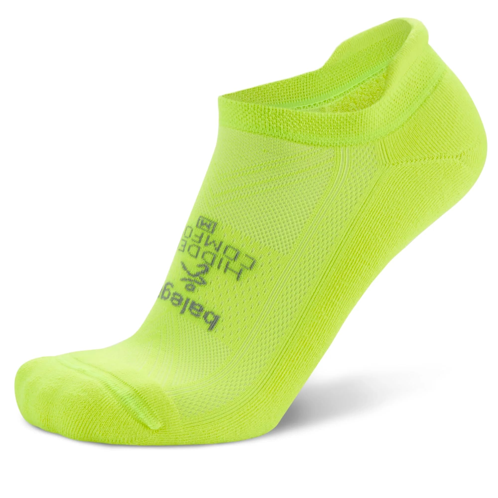 Balega Hidden Comfort No Show Athletic Running Socks for Men and Women, Zest Lemon, Medium (1 Pair)