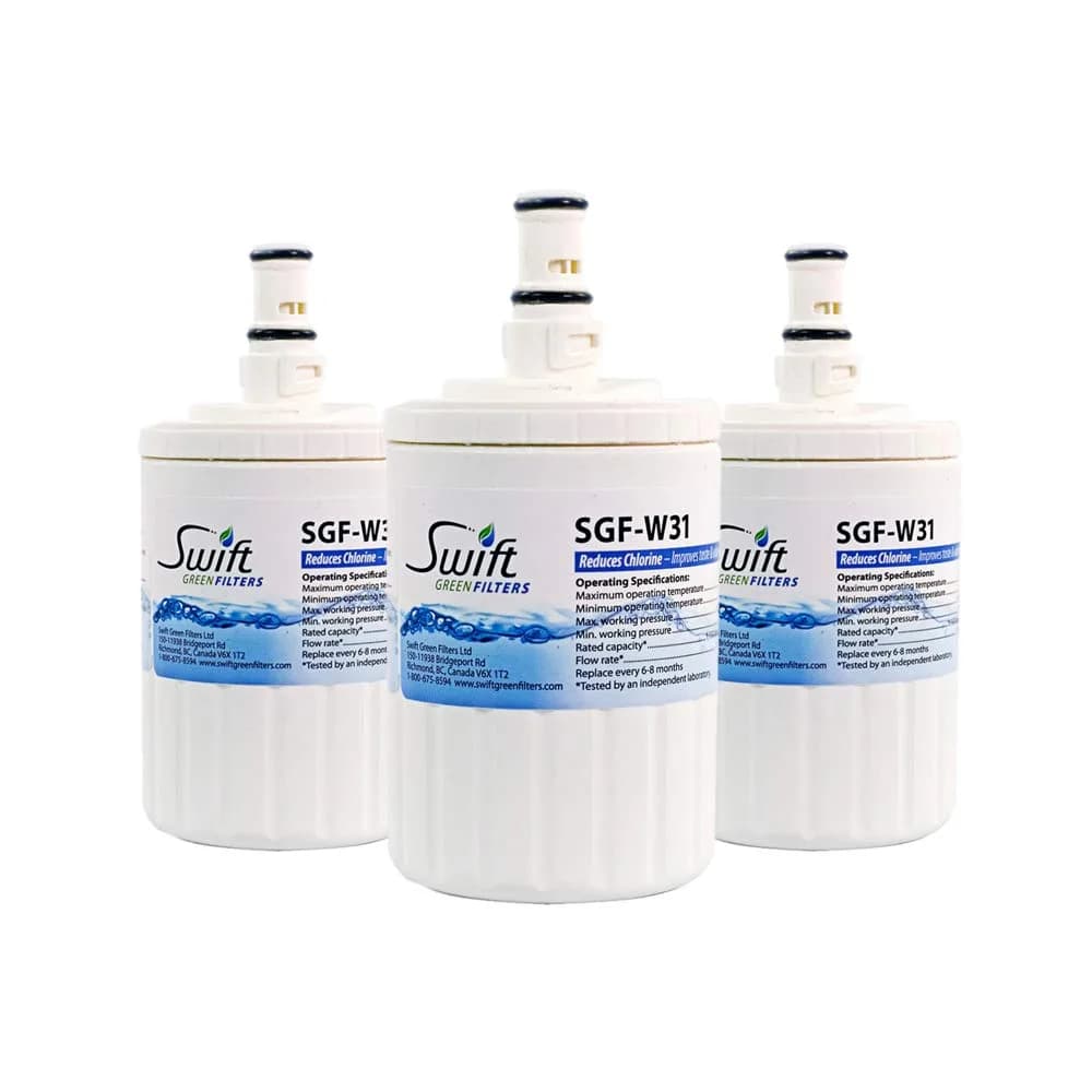 Swift Green Filters Green SGF-W31 Replacement Water Filter Set (3 Pack) | NSF Certified, BPA-Free, Made in USA