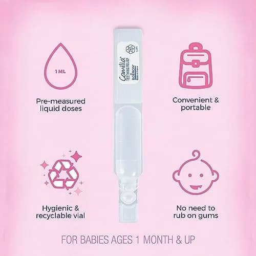Boiron Camilia Teething Drops 30 Count | Natural Relief for Baby Gums & Irritability thumbnail 3