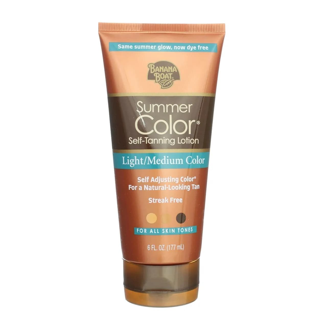 Banana Boat Summer Color Self-Tanning Lotion Light/Medium Color 177ml (6 Fl Oz) | Gradual Tan for All Skin Tones - main product image