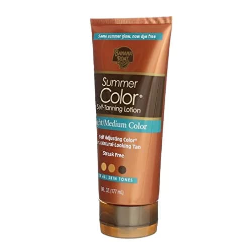 Banana Boat Summer Color Self-Tanning Lotion Light/Medium Color 177ml (6 Fl Oz) | Gradual Tan for All Skin Tones thumbnail 5