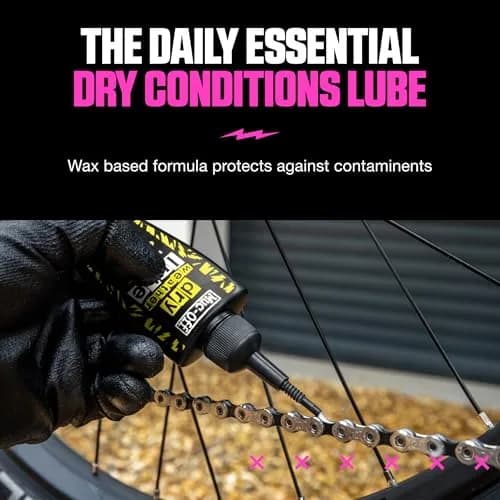 Muc-Off Dry Chain Lube 50ml (1.7 Fl Oz) | Biodegradable Bike Lubricant for Dry, Dusty Conditions thumbnail 3