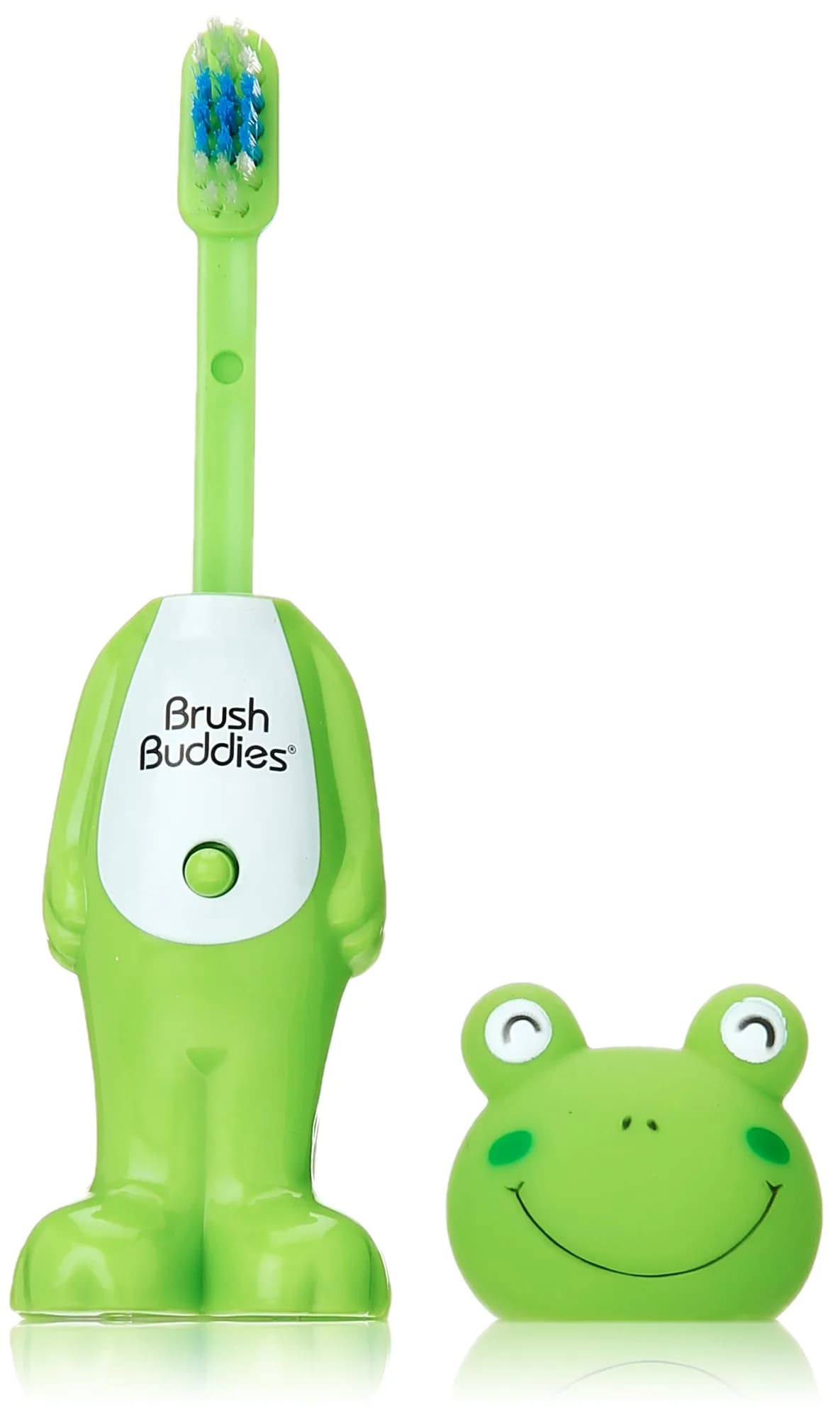 Brush Buddies Leapin' Louie Toothbrush | Fun Pop-Up Action, Soft Bristles, BPA-Free - main product image
