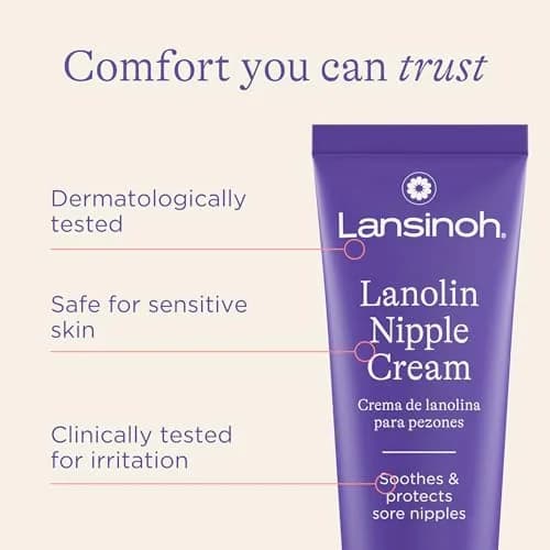 Lansinoh Lanolin Nipple Cream 40g (1.41 Oz) | 100% Natural, Safe for Baby, Dermatologist Tested thumbnail 6