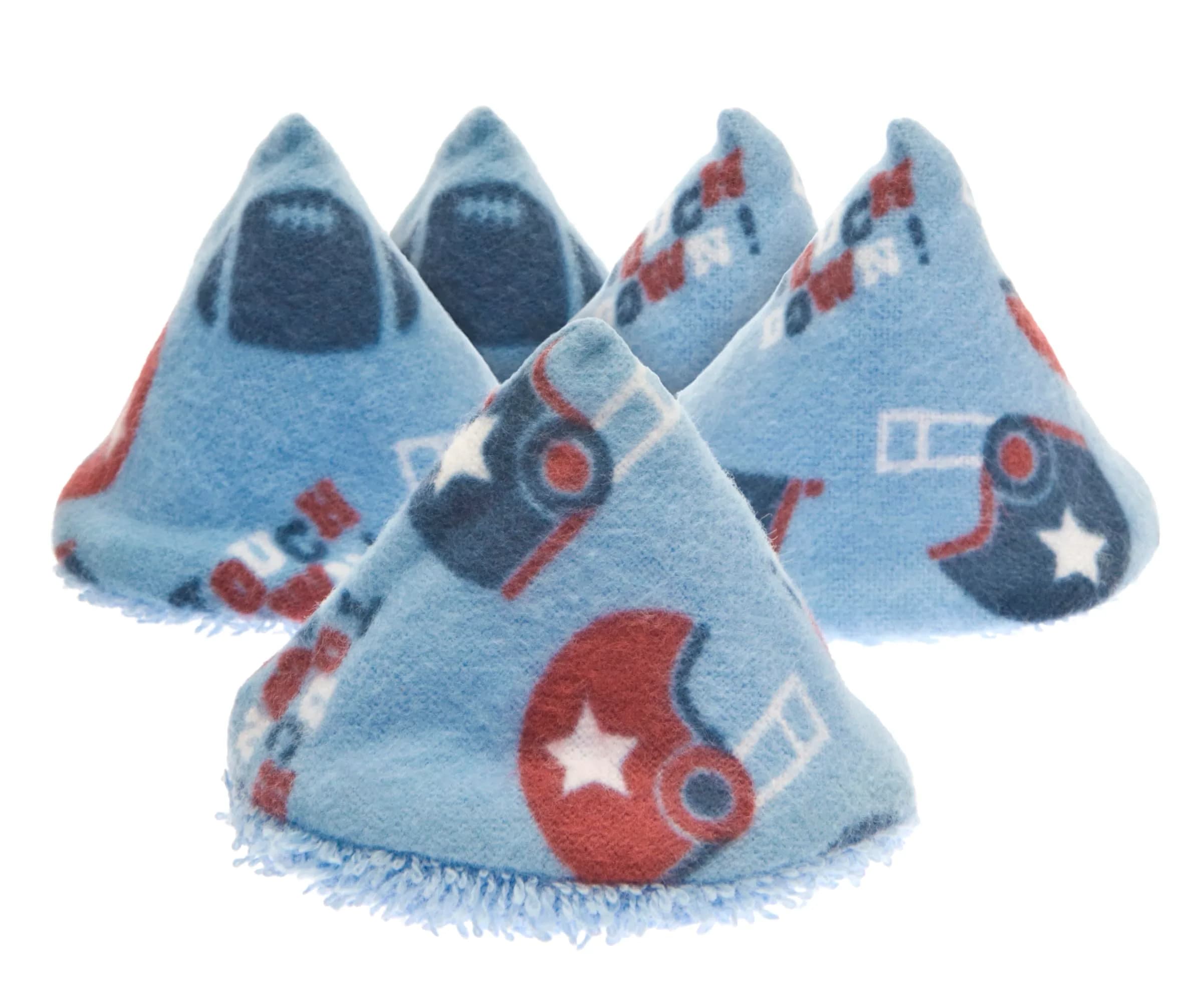 Beba Bean Pee-Pee Teepee Baby Boy Diaper Covers 5 Pack | Prevents Sprays During Changes — Football