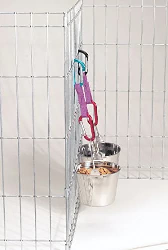 Pro Select Stainless Steel Flat Sided Pails — Durable Pails for Fences, Cages, Crates, or Kennels - 8¾", 6-Quart thumbnail 3
