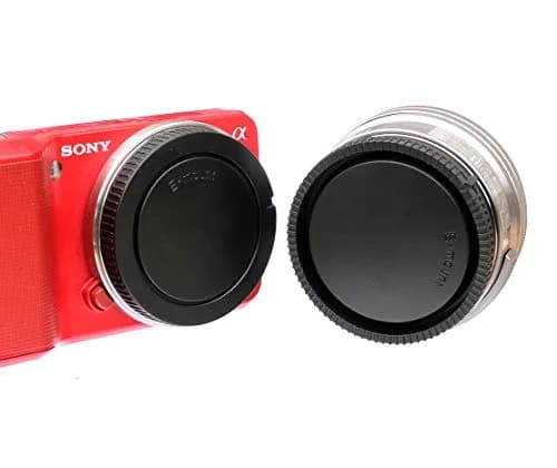 Fotasy E Mount Rear Lens Cap & Body Cap 5-Pack | Protects Sensor & Lenses from Dust & Scratches thumbnail 3