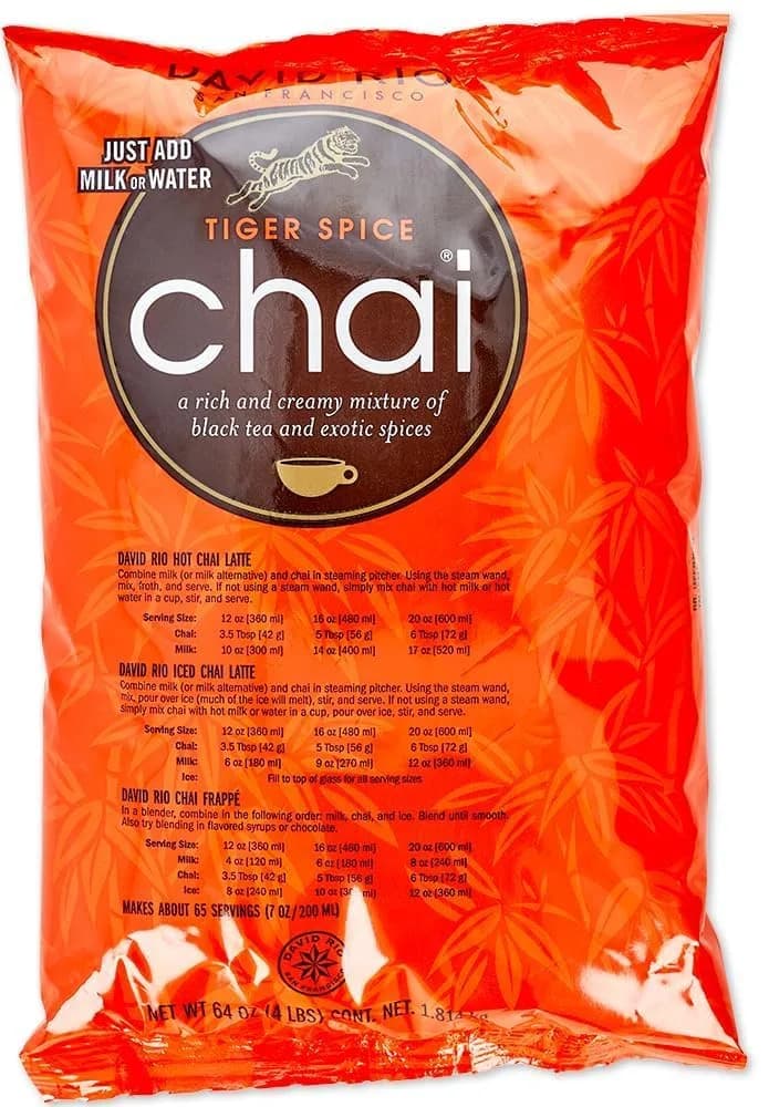 David Rio Tiger Spice Chai 1.8kg | Rich Masala Tea with Premium Spices - main product image
