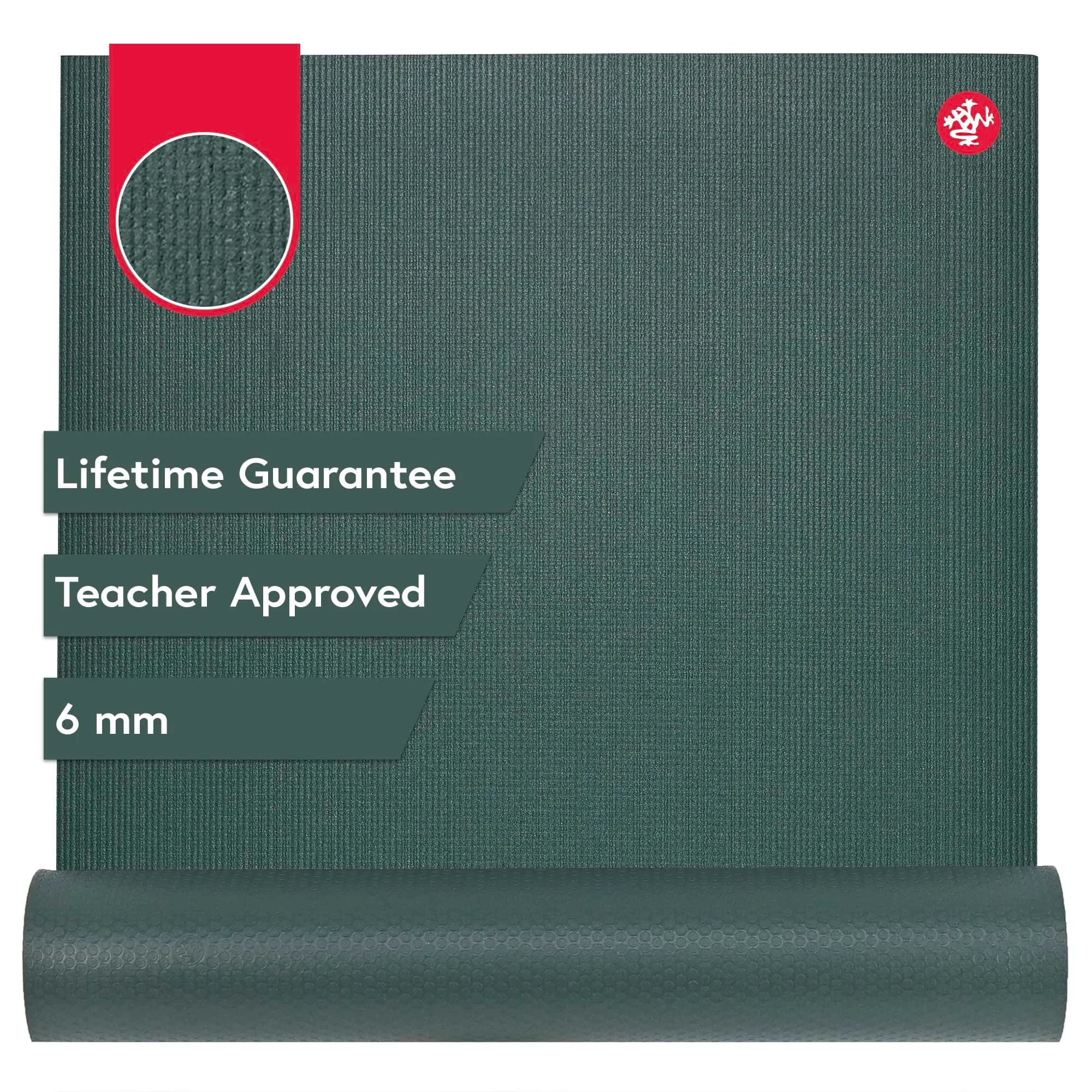 Manduka PRO Long Yoga Mat Extra Long Black Sage 218 cm (7 ft 2 in) 6mm - main product image