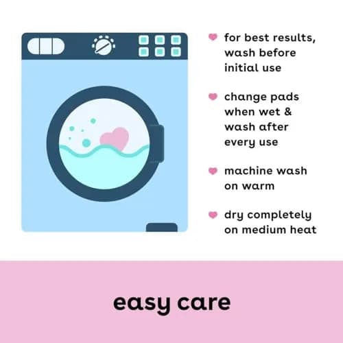Bamboobies Soft Reusable Nursing Pads for Breastfeeding, Regular, 12 Count | Ultra-thin, discreet, great for daytime nursing thumbnail 6
