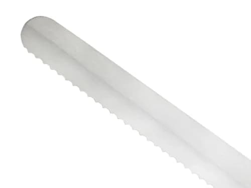 Mercer Culinary Ultimate White, 11 Inch Slicer Wavy Edge | High-Carbon Japanese Steel Kitchen Knife thumbnail 2