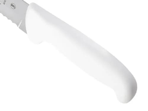 Mercer Culinary Ultimate White, 11 Inch Slicer Wavy Edge | High-Carbon Japanese Steel Kitchen Knife thumbnail 3