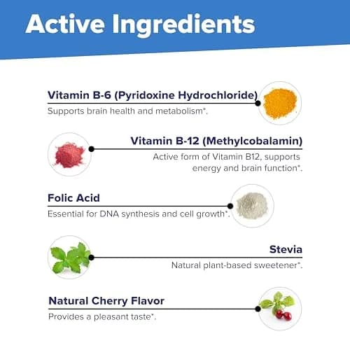 Superior Source Vitamin B-12 1,000 mcg, B-6, Folic Acid 400 mcg | Sublingual Tablets for Energy & Heart Support thumbnail 8