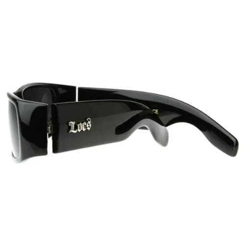 MODA Locs Sunglasses Black OG Original Gangster Shades Dark Lens 140mm | 100% UVA/UVB Protection thumbnail 4