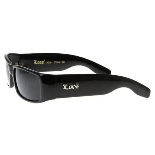 MODA Locs Sunglasses Black OG Original Gangster Shades Dark Lens 140mm | 100% UVA/UVB Protection thumbnail 3