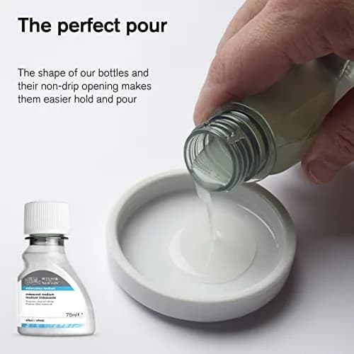 Winsor & Newton Watercolor Medium Gum Arabic 75ml (2.53 Fl Oz) | Controls Wet Color Spread & Slows Drying thumbnail 5