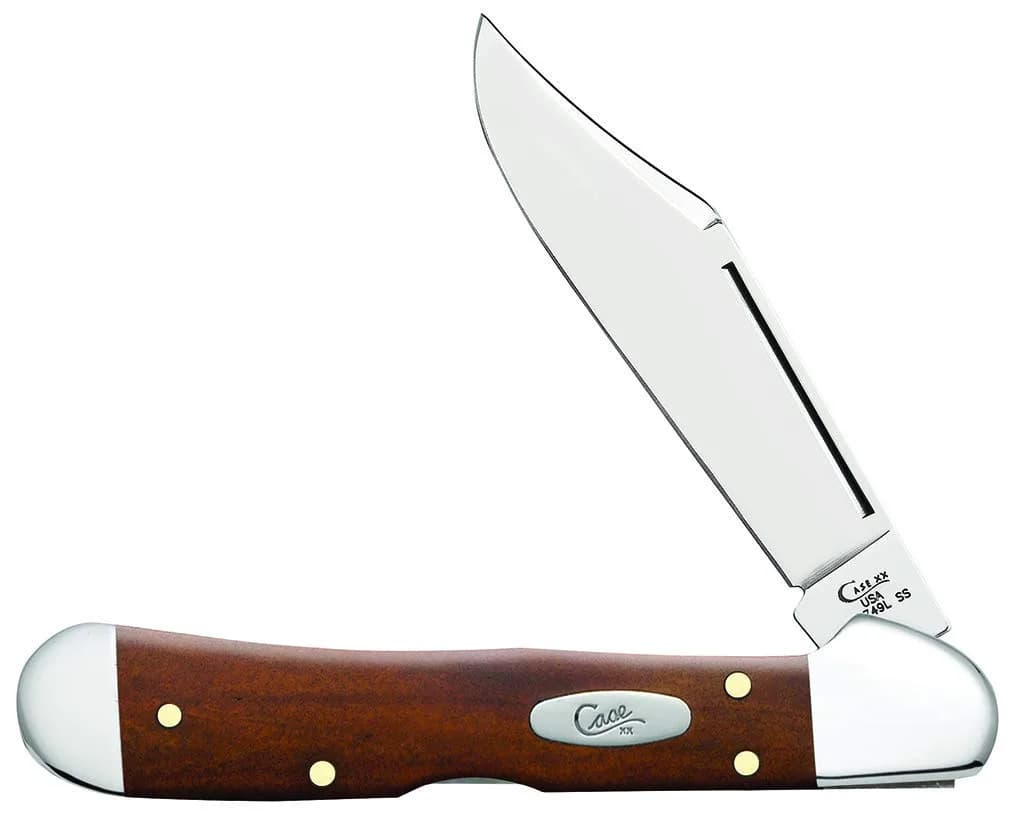 Case Mini Copperlock Pocket Knife 2.7" Chestnut Smooth Bone | Classic Lockback Design - main product image