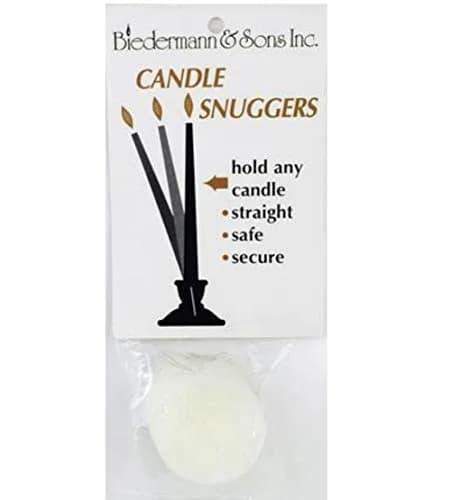 AzureGreen Candle Snugger Ivory Metal Candle Holder Accessory | Love Theme for Formal Occasions thumbnail 1