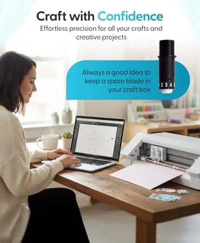Silhouette America Replacement Silhouette Blade for Cameo, Portrait & Curio Cutting Machines | Precise Vinyl, Cardstock & Fabric Cuts thumbnail 5