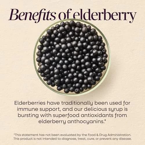 Nature's Way Sambucus Organic Elderberry Syrup 118ml (4 Fl Oz) | Traditional Immune Support thumbnail 4