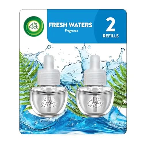 Air Wick Plug In Refills Fresh Waters Scented Oil 2ct | Infused with Essential Oils thumbnail 1