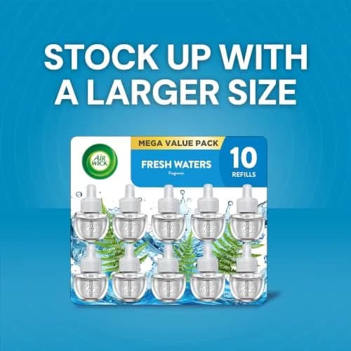 Air Wick Plug In Refills Fresh Waters Scented Oil 2ct | Infused with Essential Oils thumbnail 7