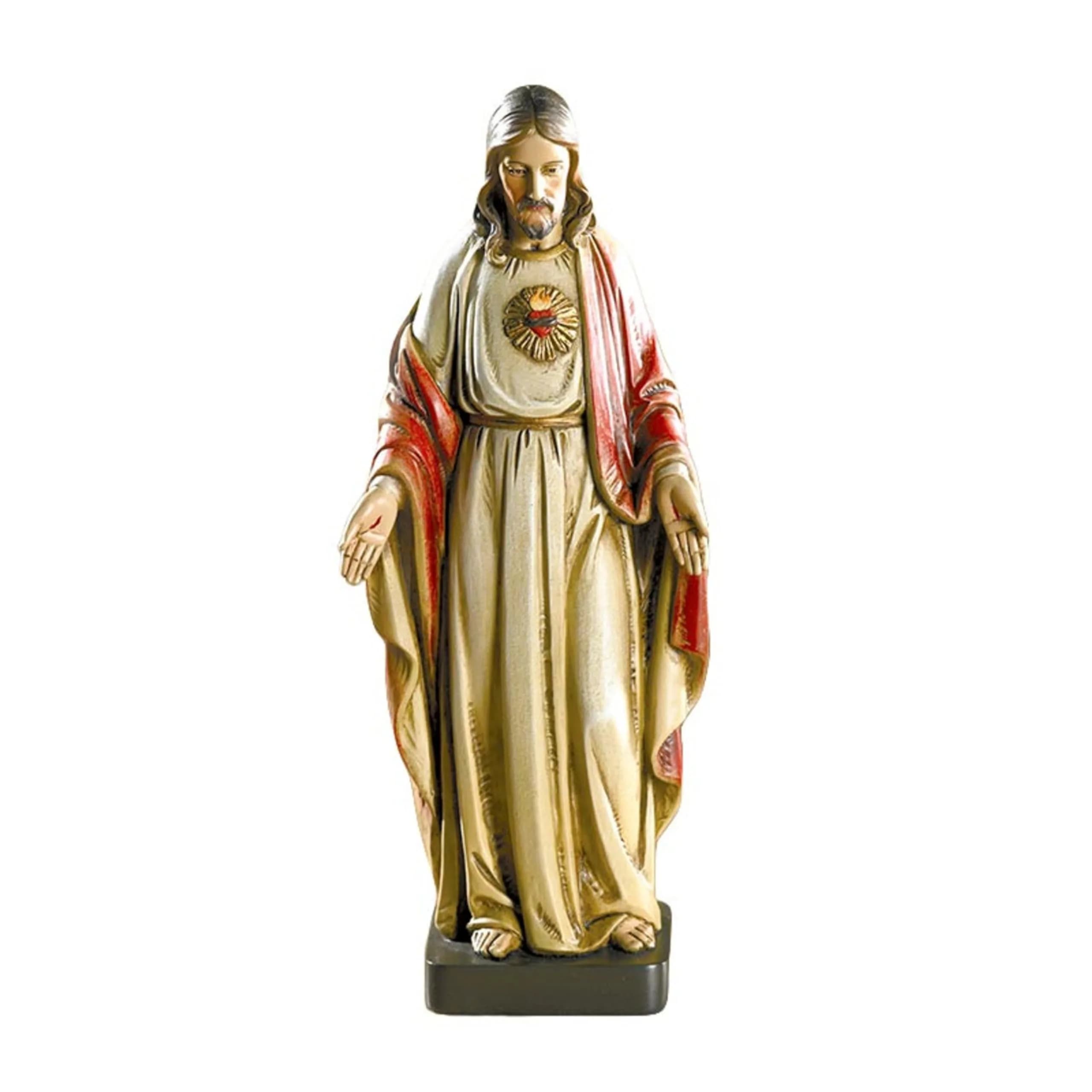 Avalon Gallery Catholic Saints Figurine - Toscana Collection Religious Statue, 8" H, Sacred Heart | Traditional Catholic Decor - main product image