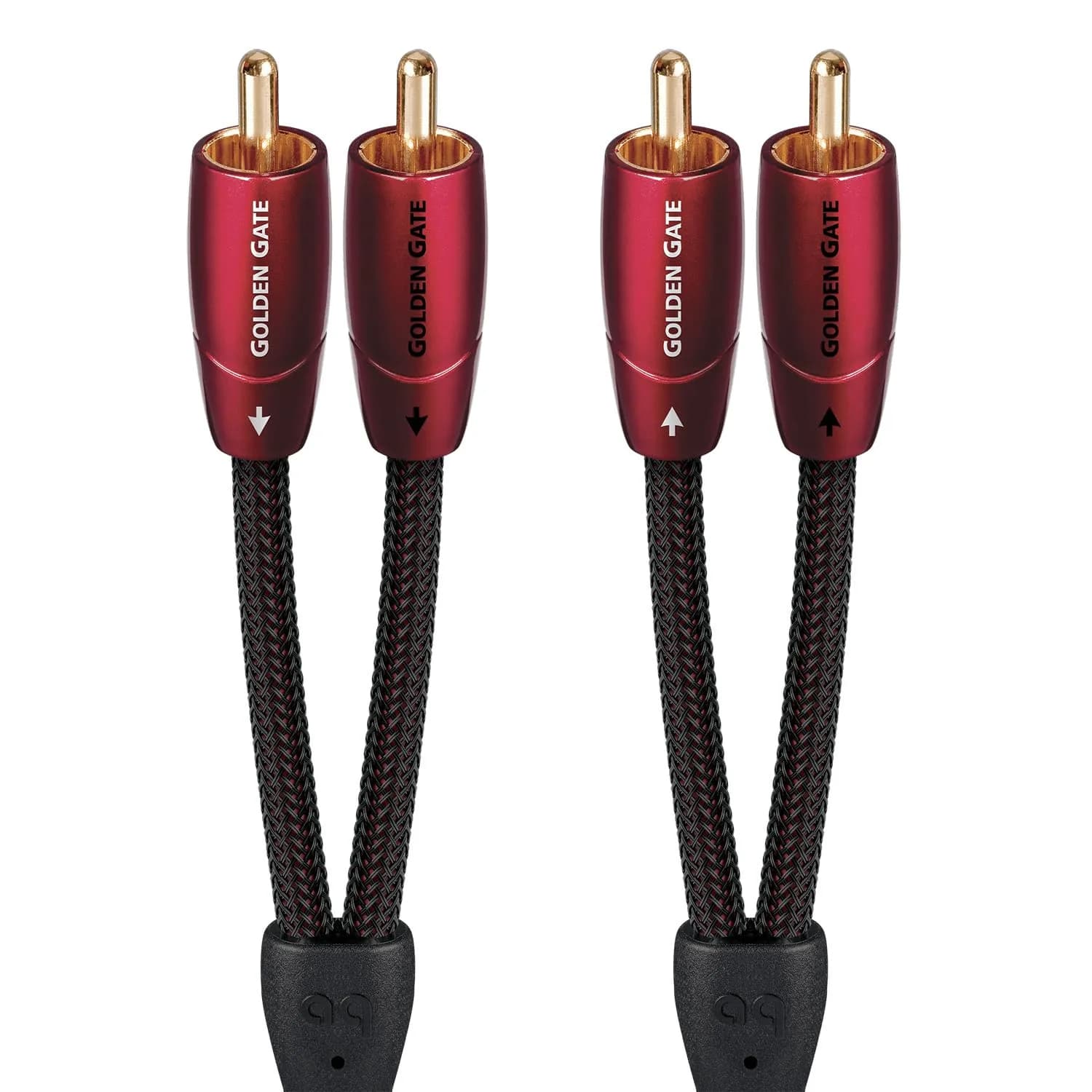 AudioQuest Golden Gate RCA Audio Interconnect Cable 3m (9.8 ft) | High-Fidelity Stereo Pair - main product image