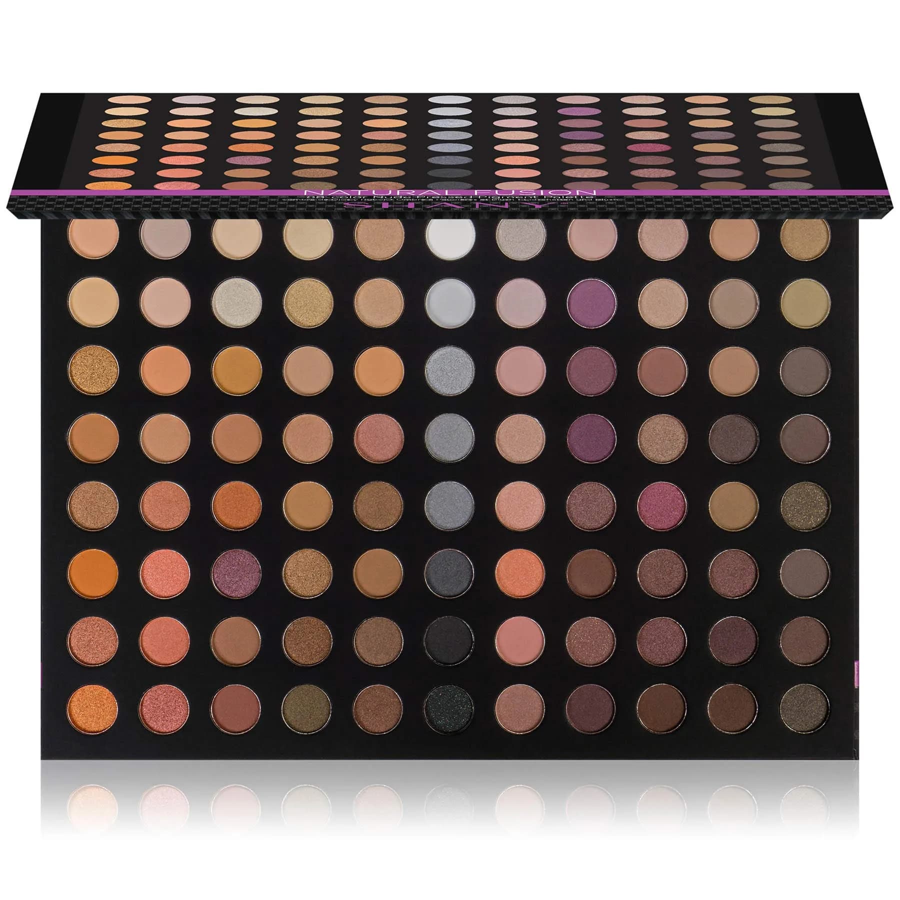SHANY Natural Fusion Eyeshadow Palette - 88 Color Highly Pigmented Matte & Shimmer Eye Shadow - Nude | Blendable, Long Lasting - main product image