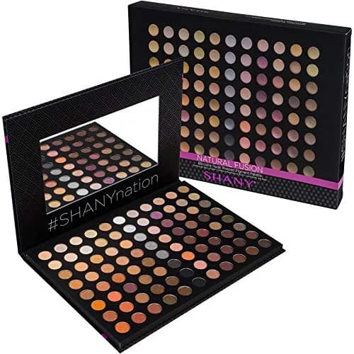 SHANY Natural Fusion Eyeshadow Palette - 88 Color Highly Pigmented Matte & Shimmer Eye Shadow - Nude | Blendable, Long Lasting thumbnail 2