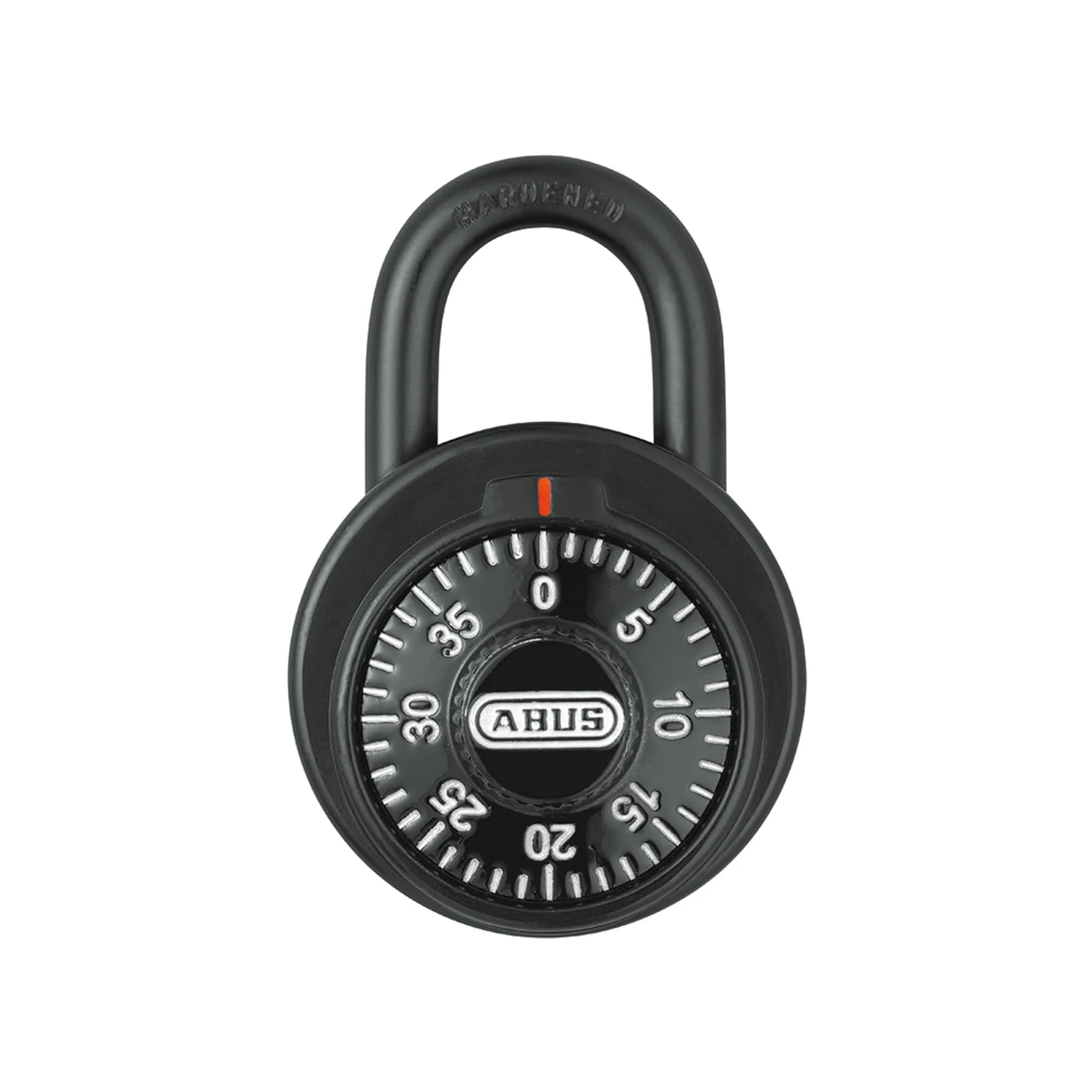 ABUS 78/50 Combination Padlock 48mm (1.89in) | Hardened Steel Shackle, Resettable 3-Dial Combination — Black