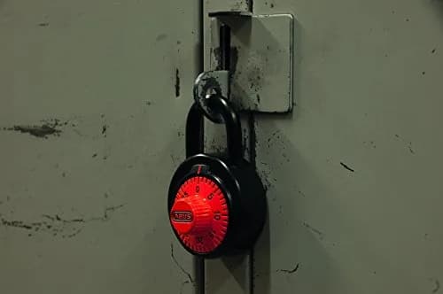 ABUS 78/50 KC 2-Inch Locker Dial Combination Padlock, Black | 3-Digit Resettable Lock for Gym & School thumbnail 2