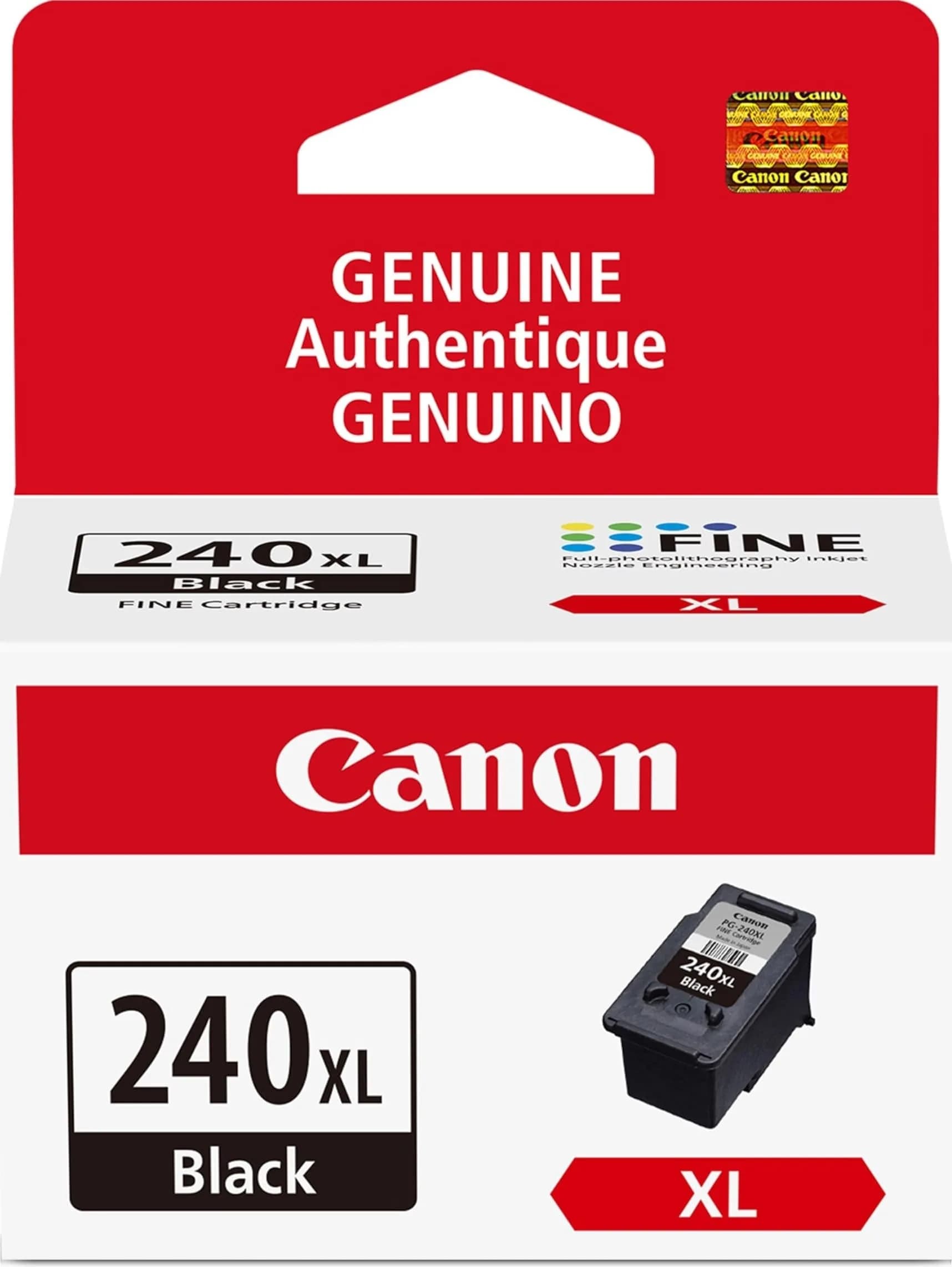 Canon PG-240 XL Genuine Black Ink Cartridge | 300 Pages Yield (9ml) - main product image