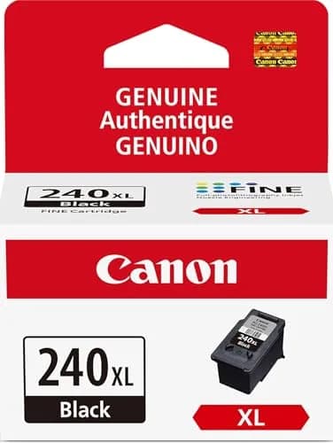 Canon PG-240 XL Genuine Black Ink Cartridge | 300 Pages Yield (9ml) thumbnail 1
