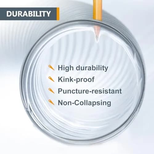 POWERTEC 4" x 10' Dust Collection Hose | 101.6mm (4") x 3.05m (10') Flexible PVC Hose for Woodworking Dust Systems thumbnail 3