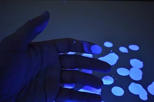 Opticz Invisible Blue UV Blacklight Reactive Ink 59ml (2 Fl Oz) | Glows Bright Blue Under Blacklight thumbnail 3