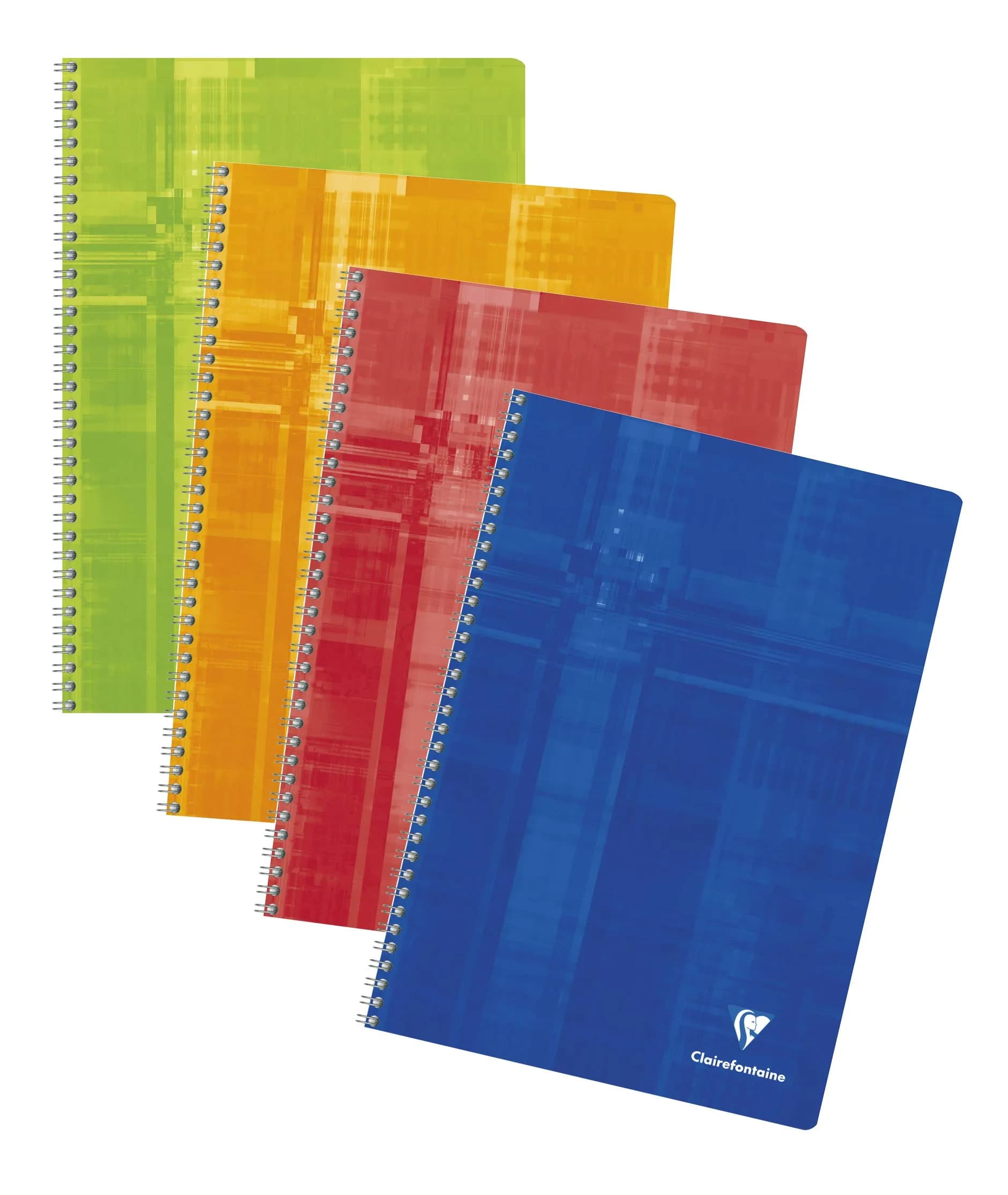 Clairefontaine Classic Wirebound Notebook 8 1/4 in. x 11 3/4 in. | Acid-Free French-Ruled Paper, 100 Pages, Assorted Colors — Assorted Colors