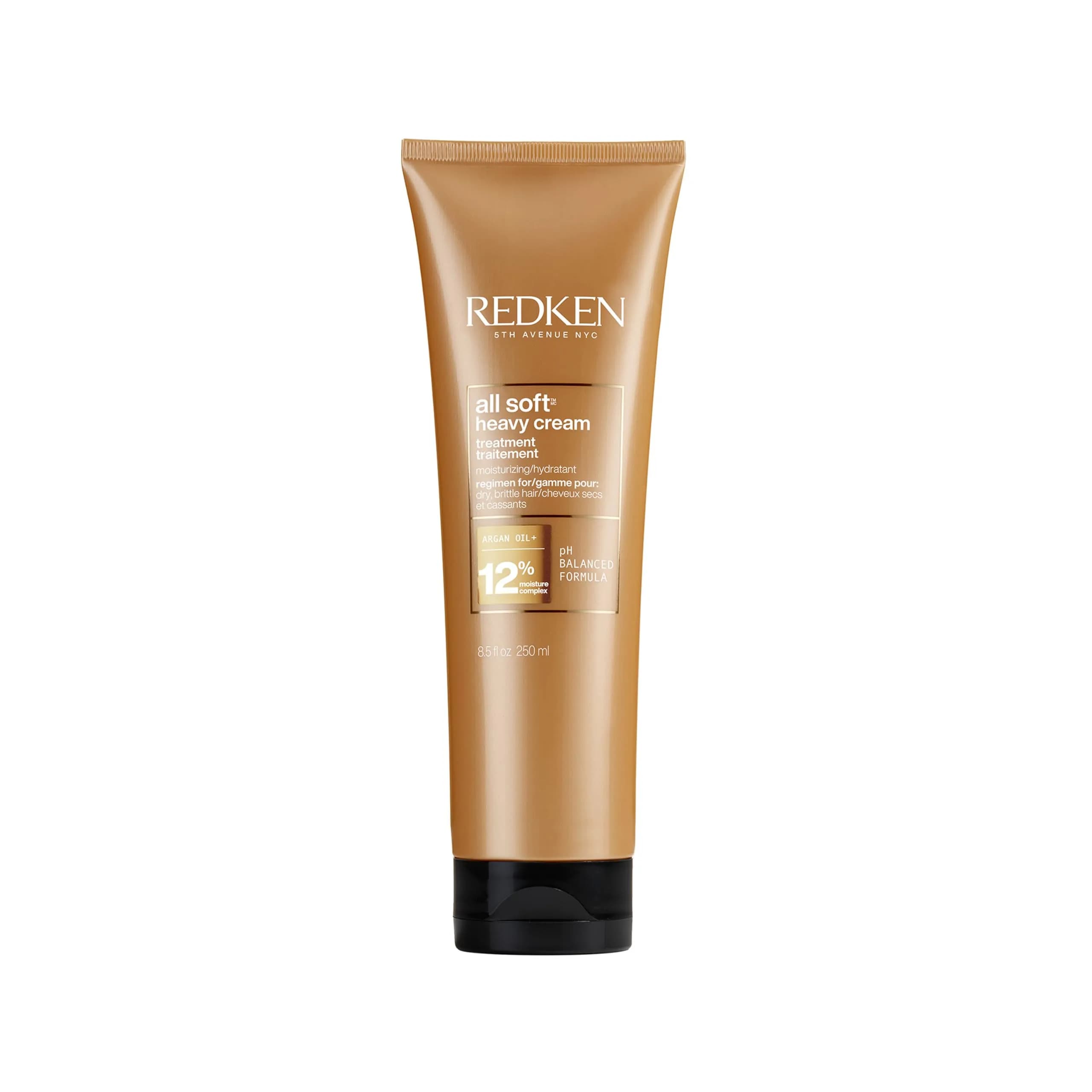 Redken All Soft Heavy Cream Mask Treatment 8.5 Fl Oz | Moisturizing Deep Conditioner for Dry Hair with Argan Oil - main product image