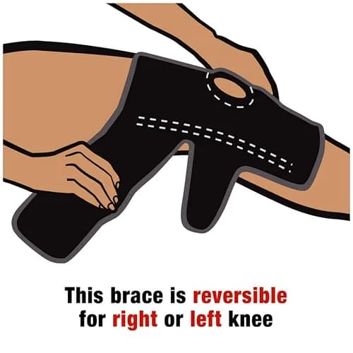 ACE Brand Adjustable Knee Brace with Side Stabilizers & Compression 1 Unit | Orthopedic Brace for Arthritis & Joint Pain thumbnail 7