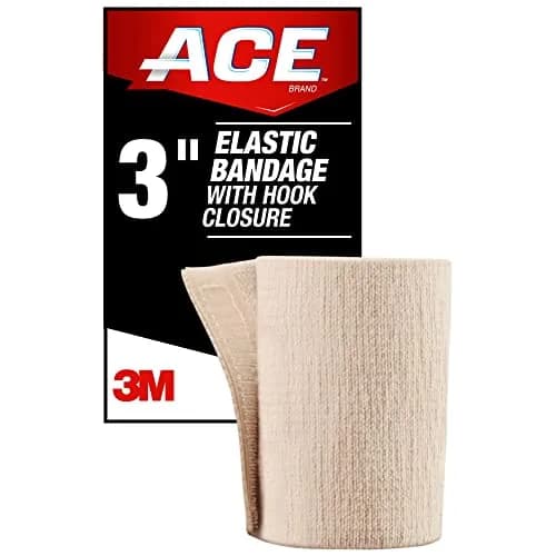 3M ACE 3" Elastic Bandage Wrap with Hook Closure, Beige, 2 Count | Moderate Support for Muscles & Joints thumbnail 2