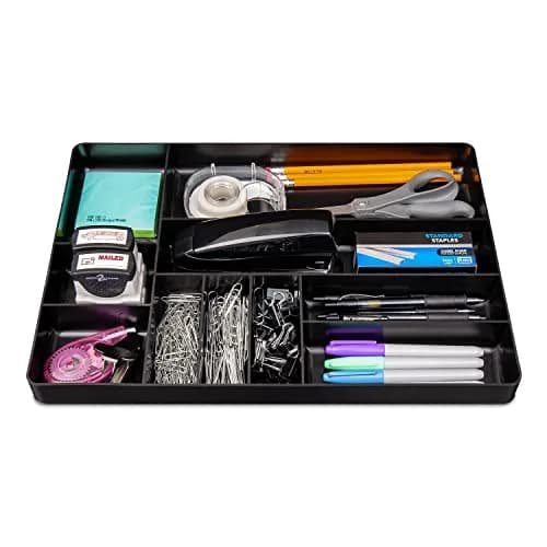 Ernst Manufacturing 10-Compartment Drawer Organizer Tray Blue | Heavy Duty Stackable Plastic for Garage Tools, Nuts, Bolts, Parts thumbnail 5