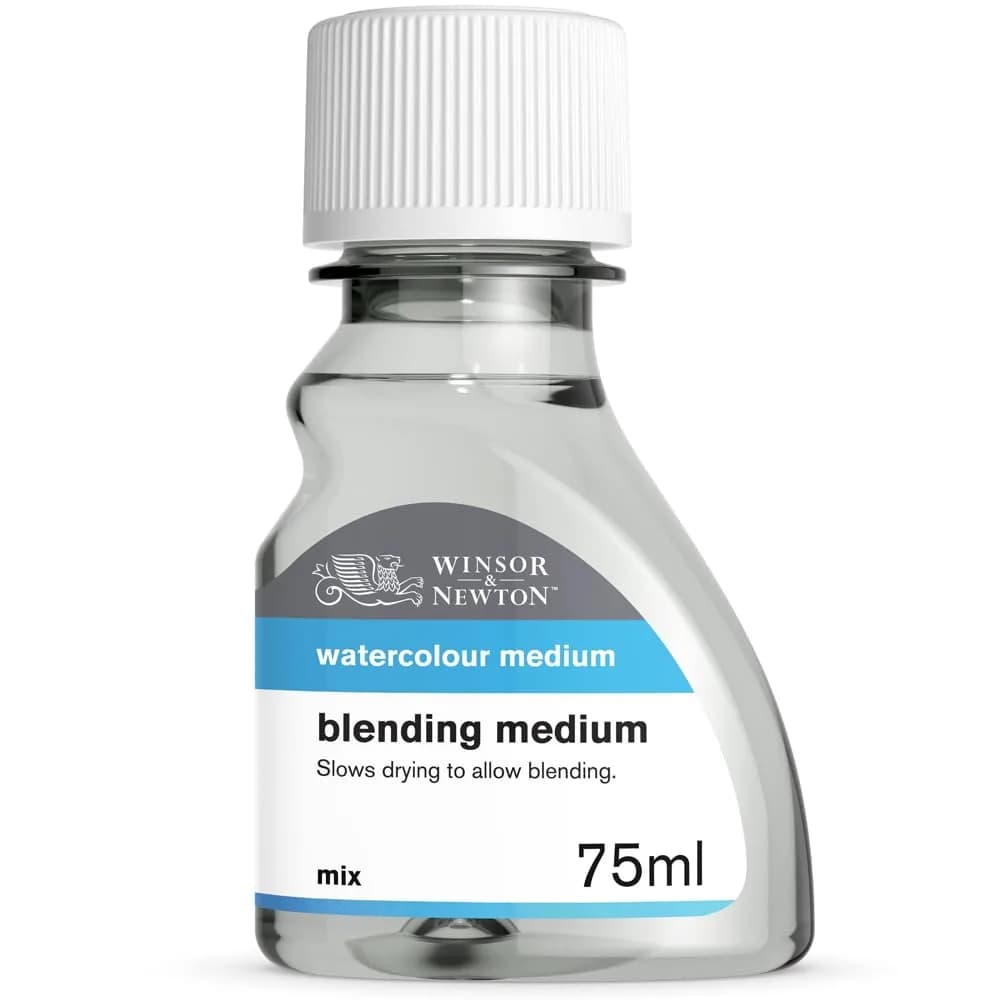 Winsor & Newton Watercolor Blending Medium 75ml (2.5 Fl Oz) | Extends Working Time for Smoother Blends