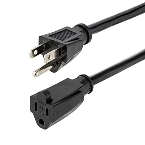 StarTech.com Heavy Duty Extension Cord 3m (10ft) 15A 125V | UL Listed Power Cable for Servers and Workstations thumbnail 1