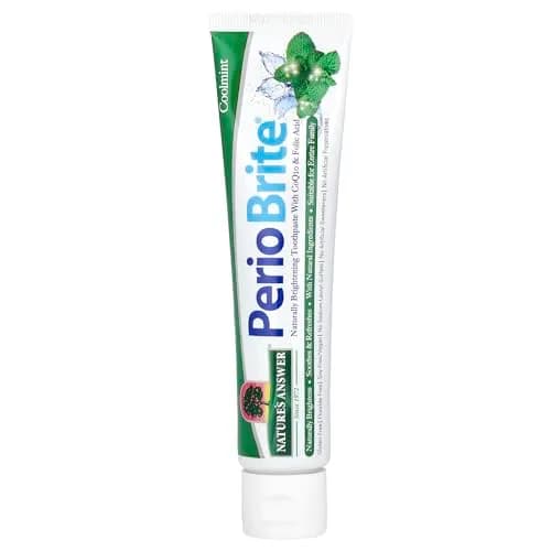Nature's Answer PerioBrite Toothpaste 4 oz (113 g) | Fluoride-Free Whitening & Gum Health thumbnail 1