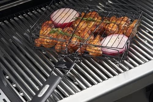 GrillPro 24876 Deluxe Non Stick Broiler Basket with Detachable Handle | Versatile Grilling Accessory thumbnail 8