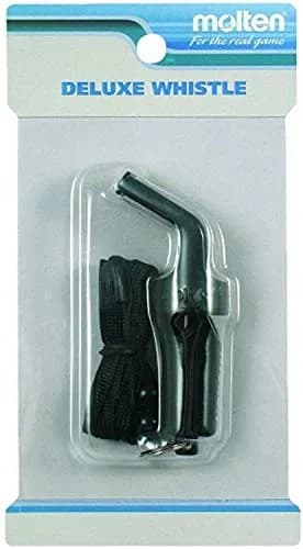 Molten Deluxe Pea-less Whistle (Black) | Coach & Referee Gear for Sports & Outdoors thumbnail 1