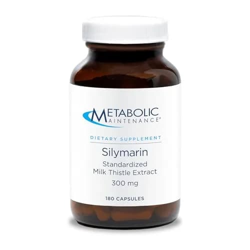 Metabolic Maintenance Silymarin 300 mg | Milk Thistle Liver Support, 180 Capsules thumbnail 1