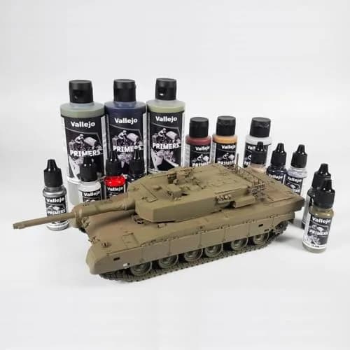 Vallejo Grey Acrylic Surface Primer 18ml (0.6 fl oz) | Matte Finish & Fast Drying for Models thumbnail 3